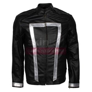 Agent Of Shield The Ghost Rider Season 4 Black Leather Jacket