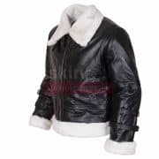 B3 Aviator Ginger Fur Lined bomber leather jacket