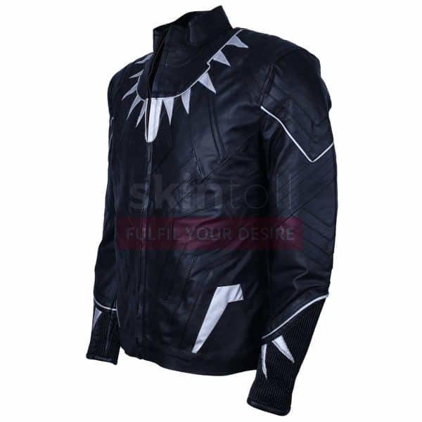 Captain America Black Panther Civil War leather jacket