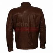 Casual Wear Classic Brown Mens Fashion Nappa Leather Jacket