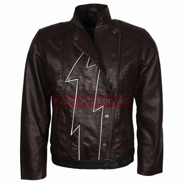 The Flash Season 2 Fire Storm Brown Costume Leather Jacket