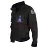 Green Air Flight Embroidered Cotton Jacket