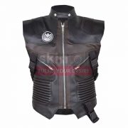 Hawk Eye Avengers Jeremy Renner Leather Vest