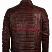 Mens Vintage Classic Fashion Motorcycle Rider Cafe Racer Leather Jacket