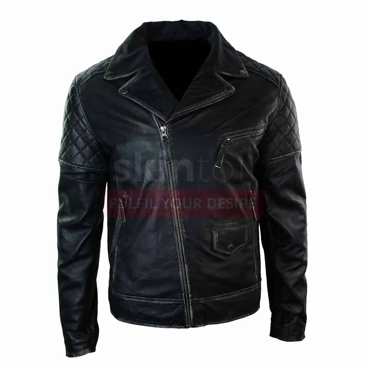 Brando Black Leather Jacket