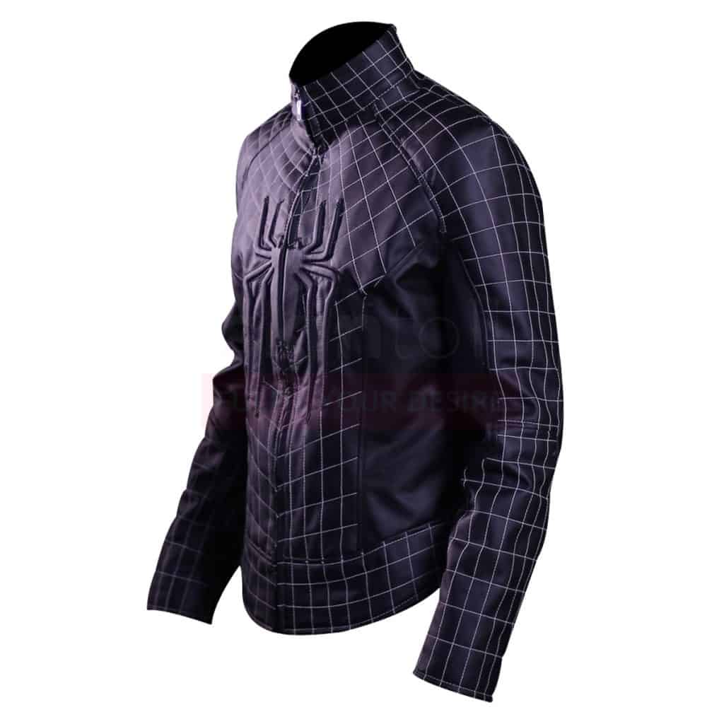 The Amazing Spider Man 2 Black Leather Jacket
