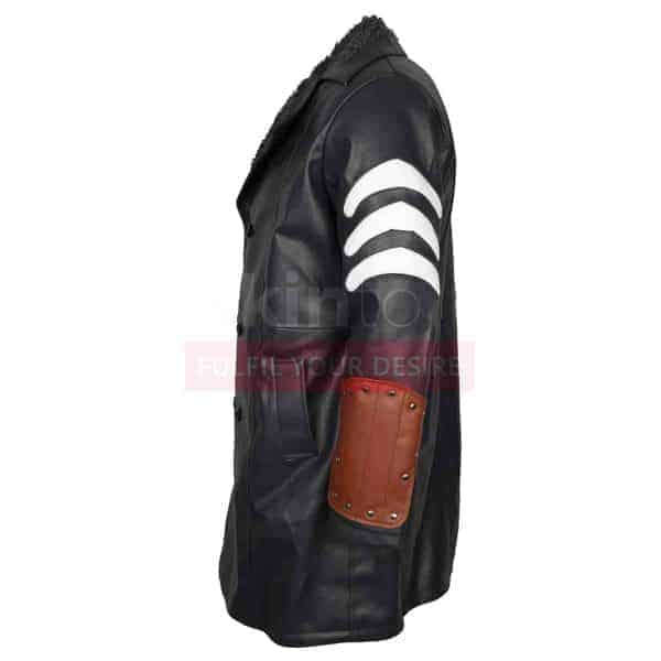 Suicide Squad Jai Courtney Captain Boomerang Genuine Leather Coat