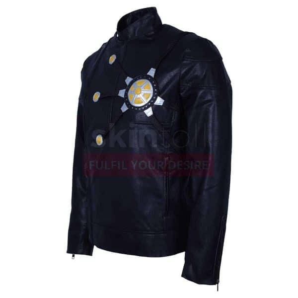 The Flash Fire Storm DC Comics Series Black Cosplay Leather Jacket