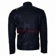 The Flash Fire Storm DC Comics Costume Black Cosplay Mens Leather Jacket