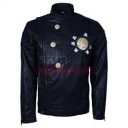 The Flash Fire Storm DC Comics Series Costume Black Cosplay Mens Leather Jacket