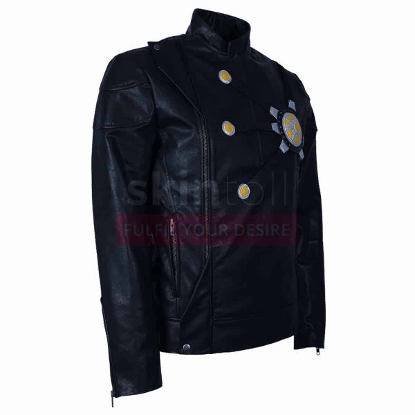 The Flash Fire Storm DC Comics Series Black Cosplay Leather Jacket