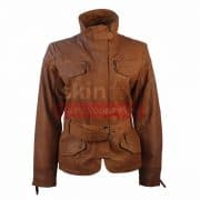 women-brown-lambskin-belted-leather-jacket