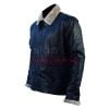 Classic Designer Furr Black Leather Jacket