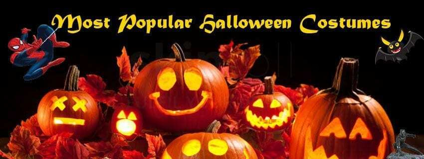 most popular Halloween costumes