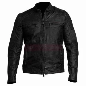 Café Racer Leather Jacket