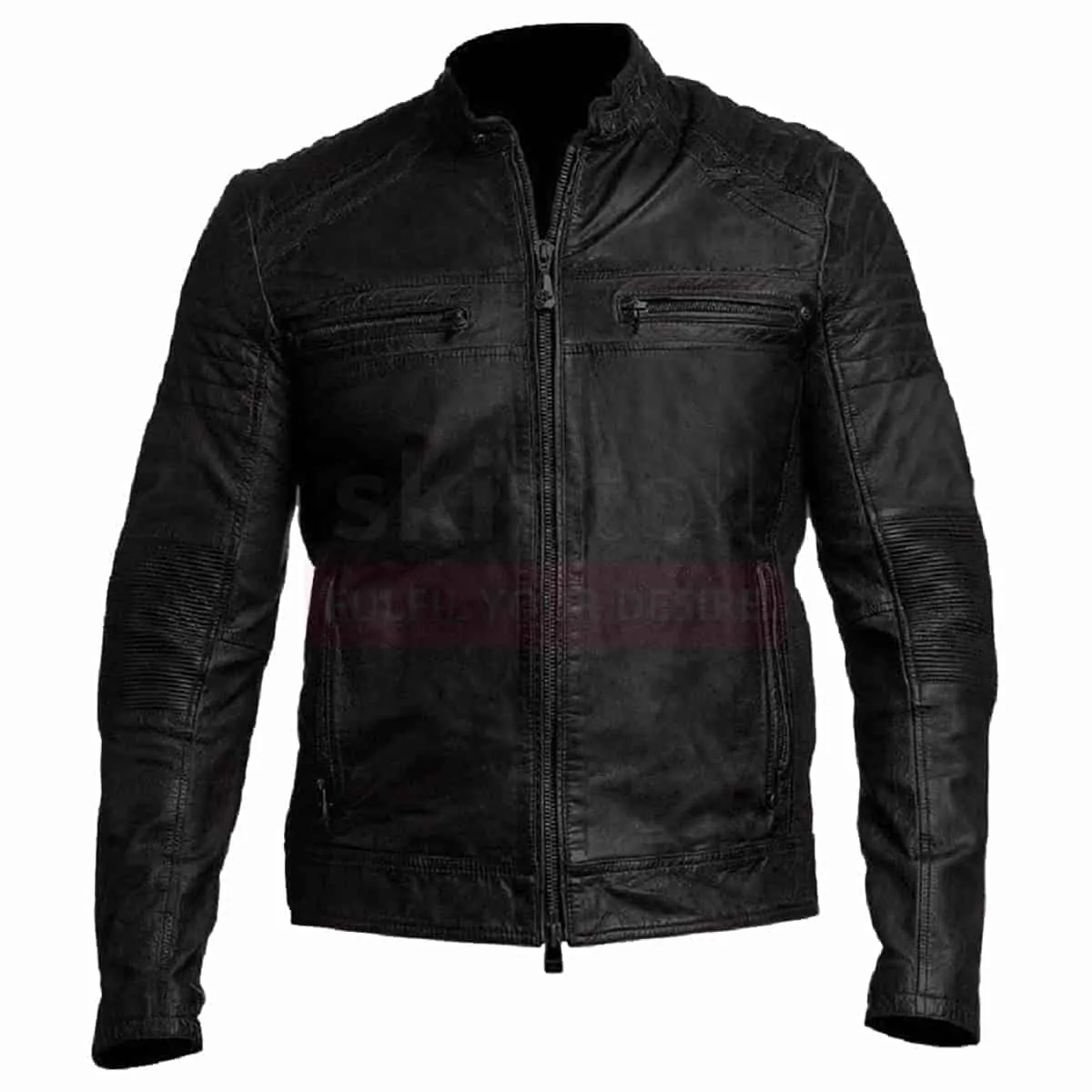 Café Racer Leather Jacket
