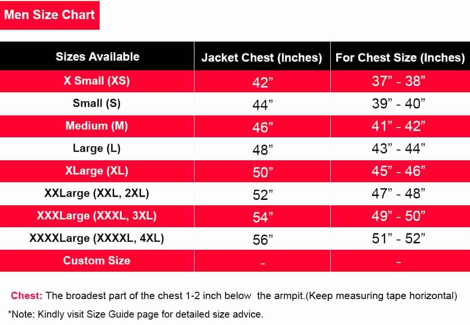 man-size-chart