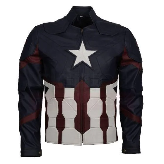 Avengers Captain America The Winter Soldier Leather Jacket