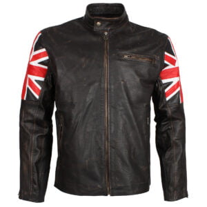 Union Jack Leather Jacket