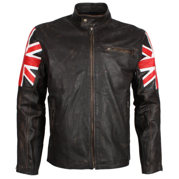 Union Jack Leather Jacket