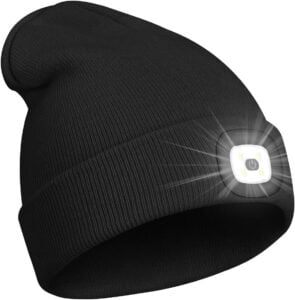 Unisex hat with LED light